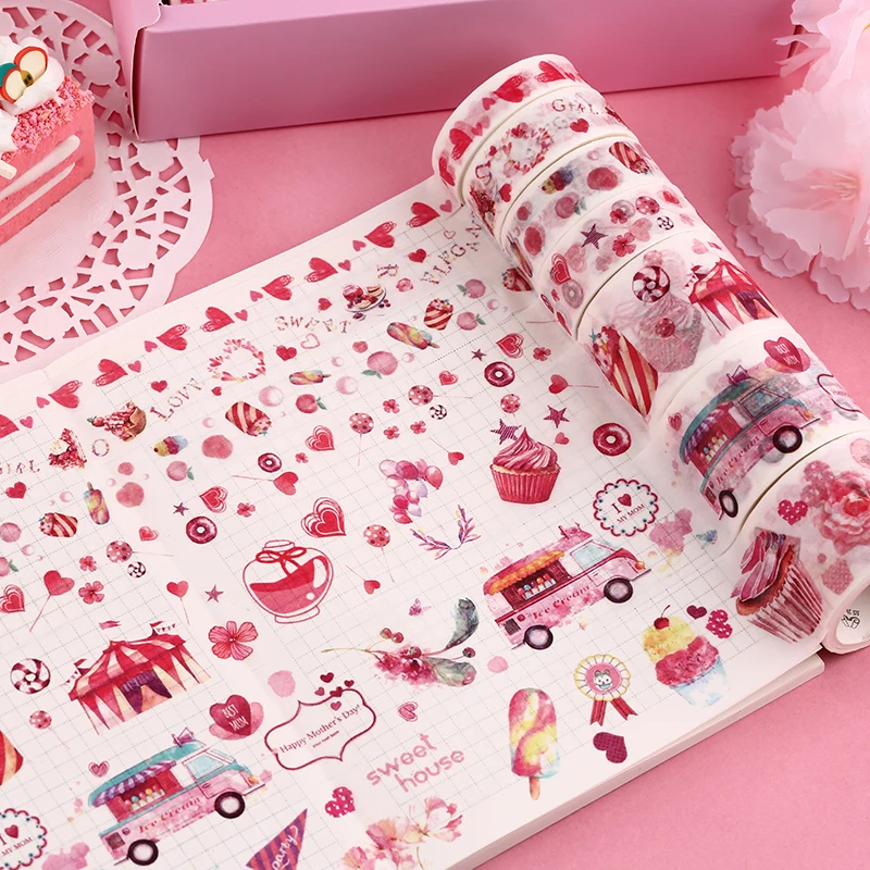 24 шт./компл. декоративная клейкая лента для украшения торта|Офисный скотч| |