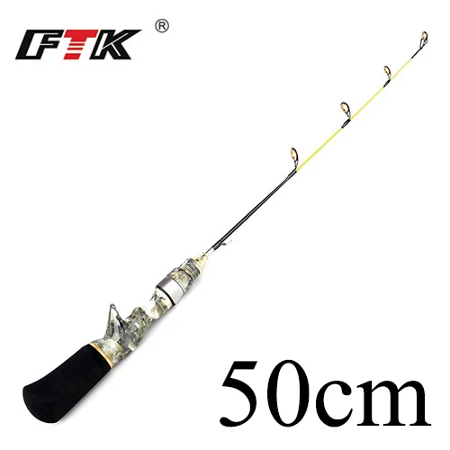 as photo FTK 50 см 60 см зимняя удочка для подледной рыбалки C.W.10-20G катушка для подледной рыбалки Cambo зимняя удочка для подледной рыбалки мягкая удочка для ловли карпа - Цвет: as photo