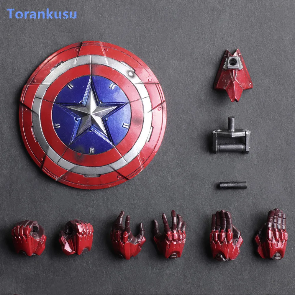 Капитан Америка фигурки капитан фигурка игра искусство Kai Figuras аниме Стив Роджерс