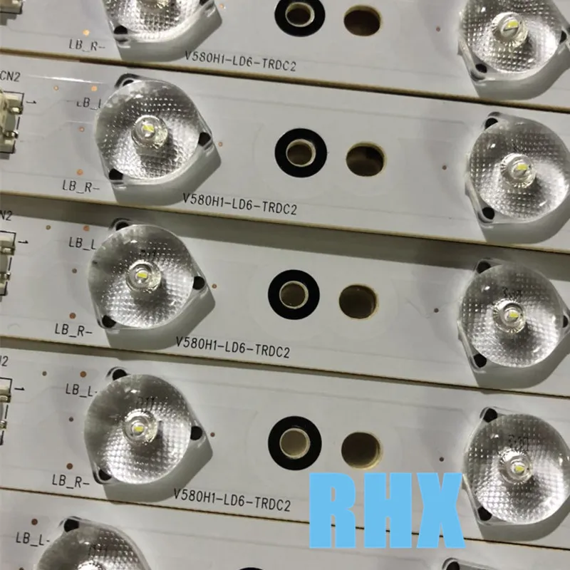 10 шт./лот для Konka LED58R5500F Skyworth 58E560S ЖК Телевизор подсветка полоса V580H1 LD6 TRDC2/TLDC2 is (5 шт.
