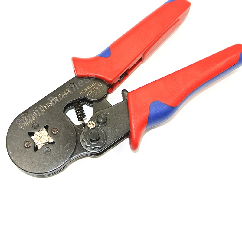 Self-Adjusting Crimper Plier HSC8 6-4/6 for 23-10 AWG Cable End Sleeves Ferrules 0.25-6 mm² image 3