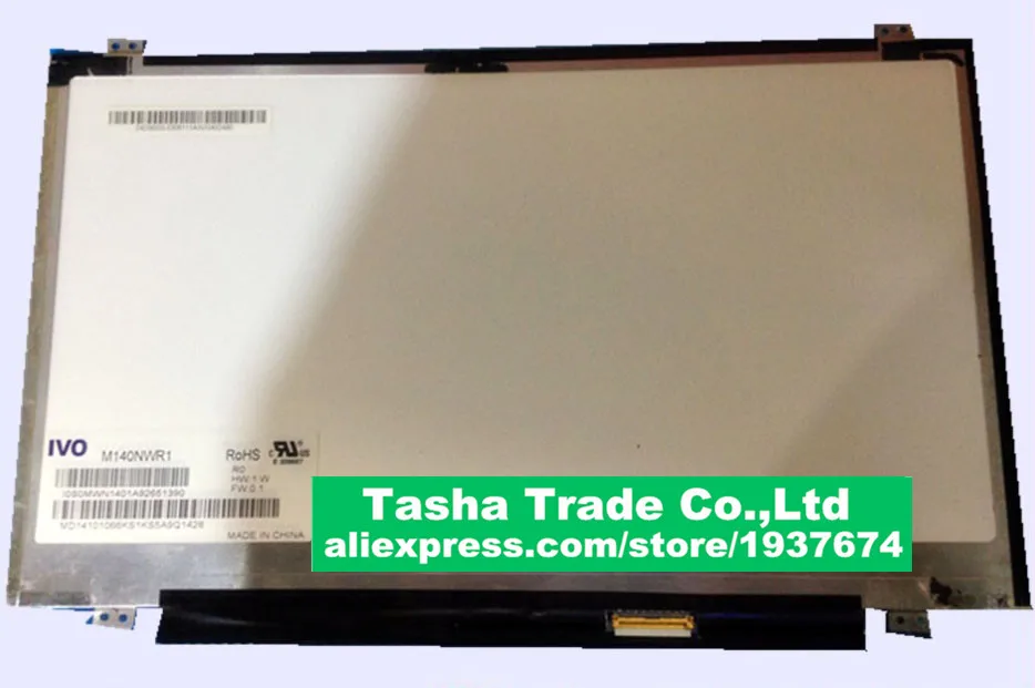 ЖК экран 14 0 дюйма WXGA HD Slim LED M140NWR1 R0 B140XW03 V.0 V.1 N140BGE L42/LA2/LA3/L32/L31 дюйма|led lcd screen|b140xw03