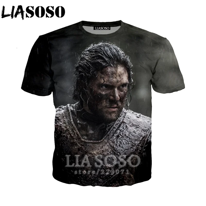 LIASOSO Летний Новый Модный Мужской Женский свитшот с 3D принтом ТВ Игра престолов