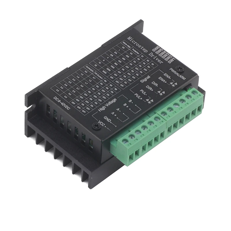 TB6600 Драйвер шагового двигателя контроллер 4A 9~ 42В ttl 16 А-ч со ЧПУ 1 Ось Новая обновленная версия 42/57/86 шаговый двигатель