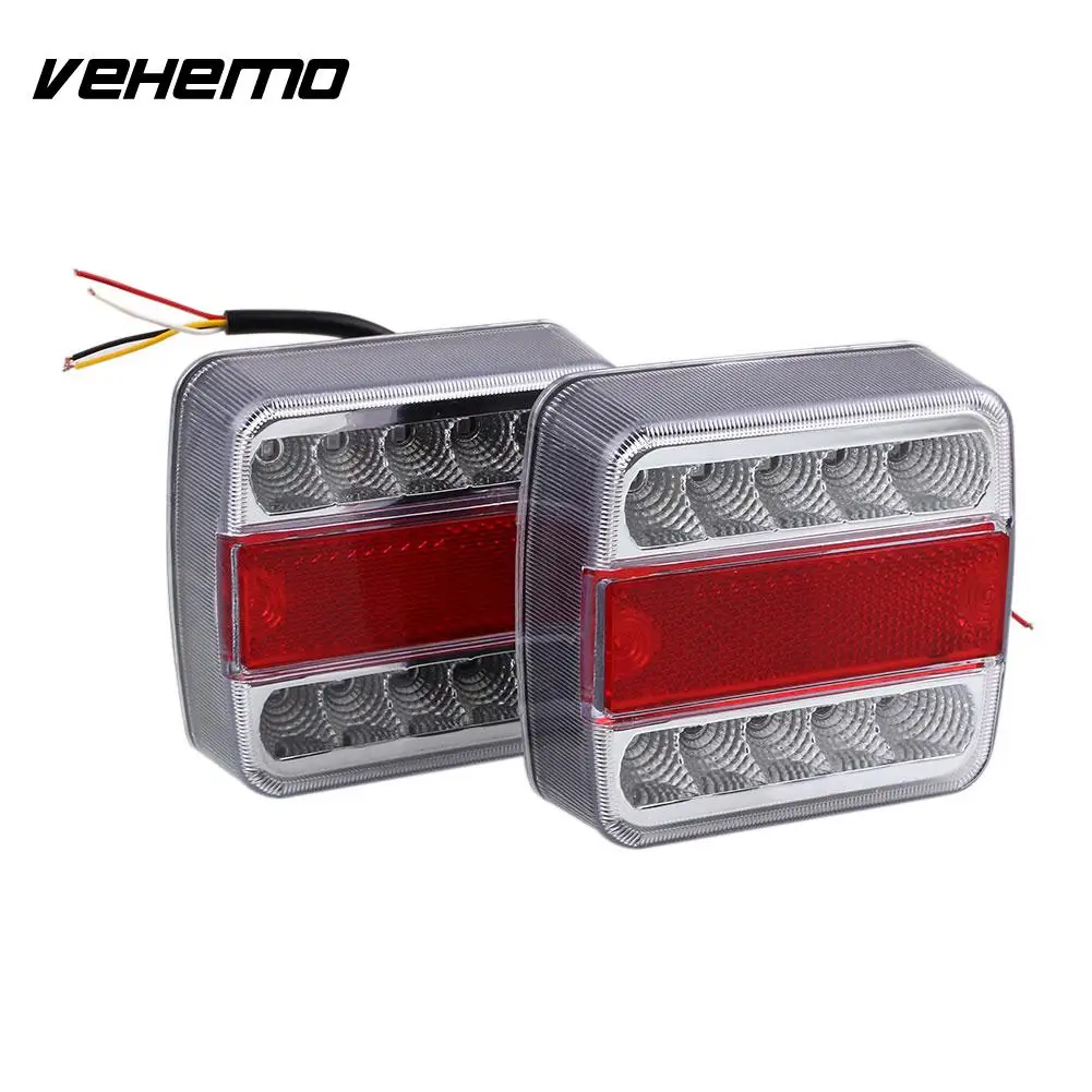 2Pcs 14 LED Rear Tail Light Lamp Car Trucks Trailer Van Trike DC12V Waterproof | Автомобили и мотоциклы
