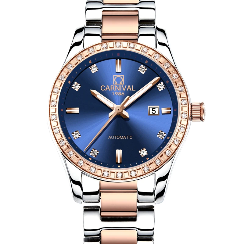 Switzerland Carnival Women Watches Luxury Brand ladies Automatic Mechanical Watch Waterproof relogio feminino 8685L 6|feminino|feminino |