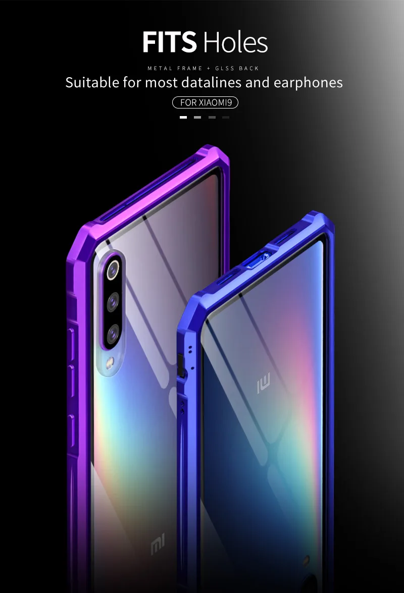 Чехол OMEVE для Xiaomi mi 9 Pro, металлический сплав, рамка, закаленное стекло, задняя крышка для Xiaomi mi 9 mi 9 Pro Xiao mi 9 Pro 5G, бампер, чехол