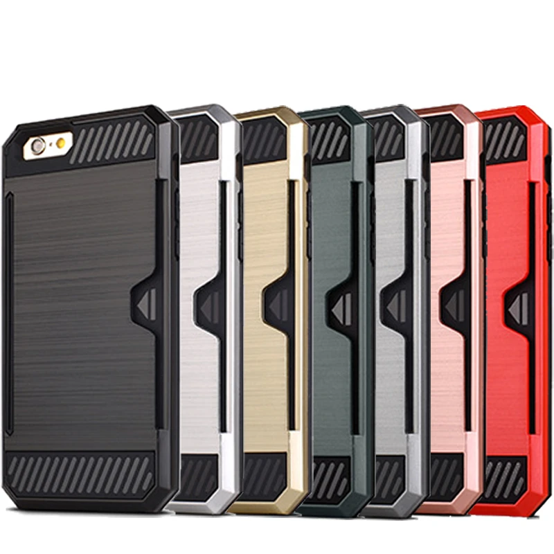 KASEMI Розового Золота для iPhone 5S SE 5 6/6 s/6 плюс/6 s Плюс Роскошные Карты Слот Алюминий