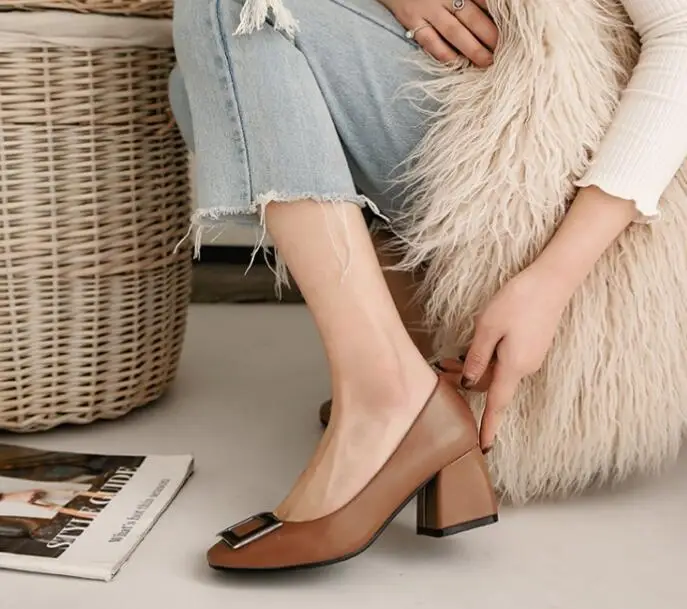 Красивая весенняя повседневная обувь Zapatos Mujer Женские туфли-лодочки офисные