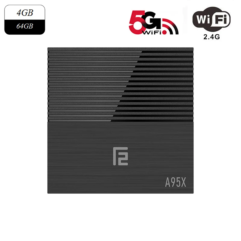 4GB 64GB Daul Wifi EstgoSZ A95X F2 Smart tv Box ОС Android 9,0 4 ГБ DDR3 32 Гб 64 Гб USB2.0& 3,0 HDMI 2,1 мощный процессор S905X2 GPU G31 поддерживает IP tv - Цвет: 4GB 64GB Daul Wifi