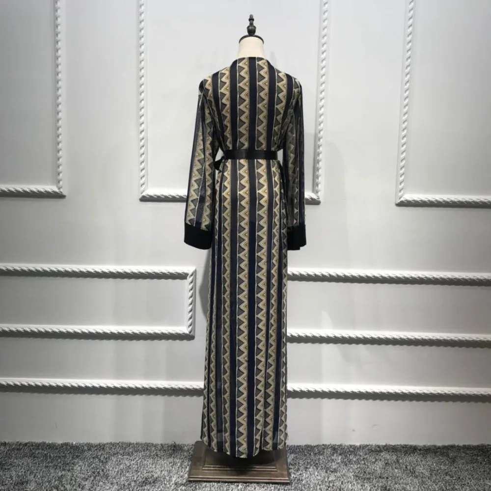 Исламский женский кафтан с ремнем|abaya dress|girls muslim dressislam girls dress |
