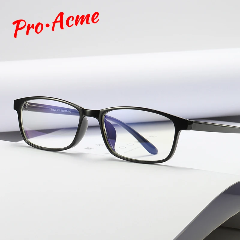 Pro Acme голубые легкие очки TR90 световые блокирующие для компьютерного люнет анти