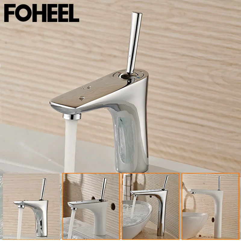 Мини-раковина FOHEEL хромированный полированный смеситель для раковины ванной