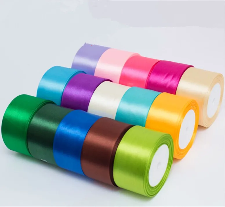 Сатиновая лента 2 &quot(50 мм) с одним лицом тонкая для украшения|faced satin ribbon|satin ribbonsingle