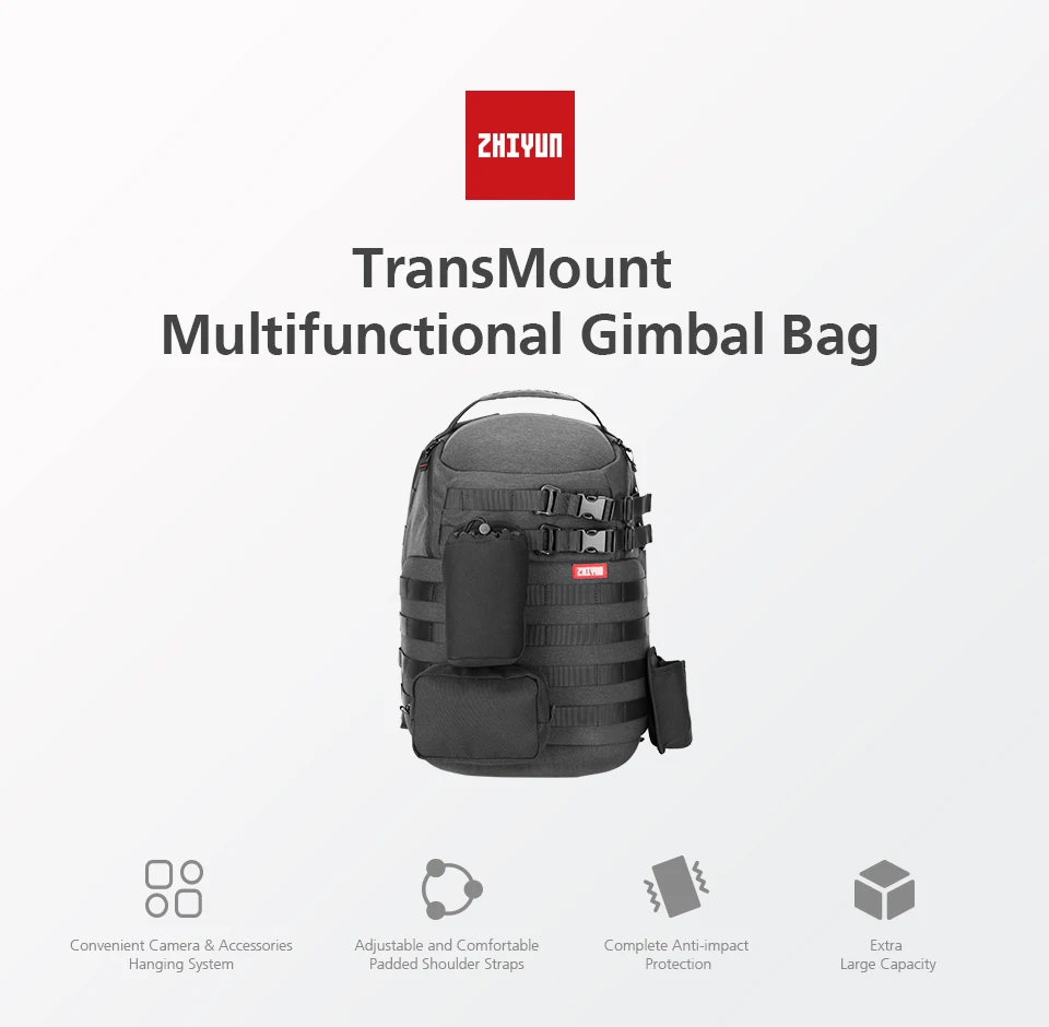 ZHIYUN Gimbal Стабилизатор сумка большого размера многофункциональная посылка для крана 3/Weebill Lab/Crane 2/Crane Plus camera Packbag
