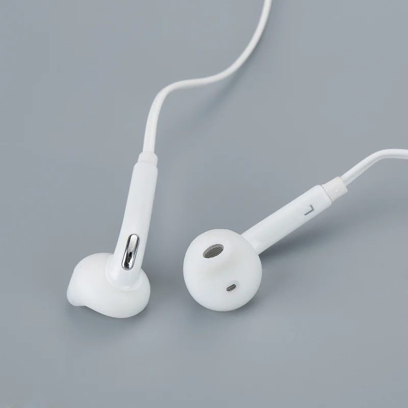 For Samsung Galaxy S6 Wired Headset In-ear Earphone with Mic 3.5mm Jack Headphone for Mobile Phone White | Электроника