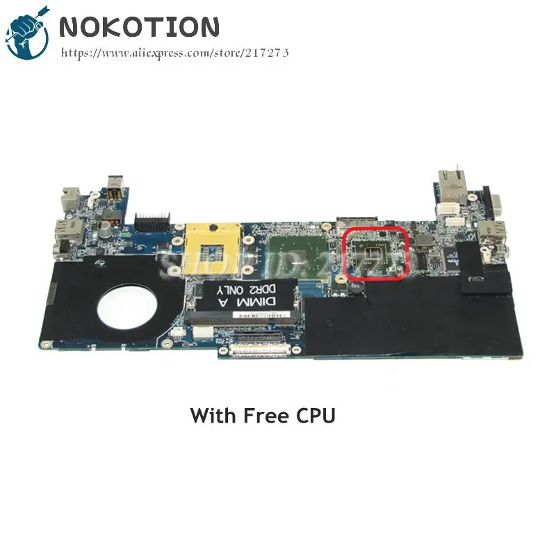 

NOKOTION CN-0R055P 0R055P MAIN BOARD For Dell XPS M1210 Laptop Motherboard HAL30 LA-3001P 945PM DDR2 Free CPU