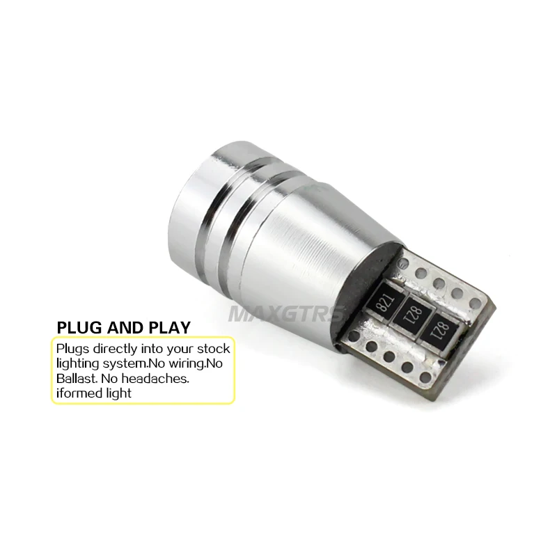 2x2019 супер яркий белый корпус T10 Can-шина COB Can-bus No OBC Error 194 W5W 168 Led автомобильный инструмент боковые фары