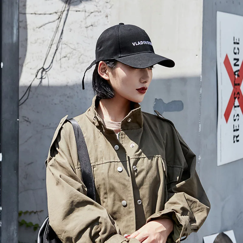 

NEW Parent-child Hats Baseball Caps Men Women Cotton Embroidery Letters Long Belt Hip Hop Baseball Hats Street Fashion Snapback