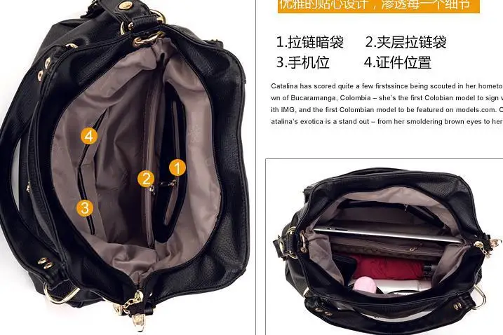 Hot Women Leather Bag Fashion Handbag Casual Portable Shoulder Bags Tote Bolsas Femininas Crossbody 6038 | Багаж и сумки