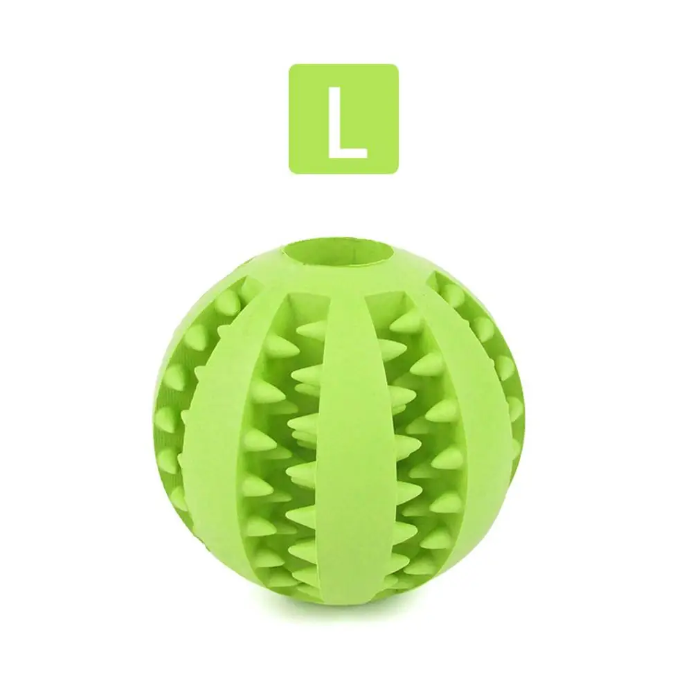 Toys for Dogs Rubber Dog Ball For Puppy Funny Pet Puppies Large Tooth Cleaning Snack Toy Products | Дом и сад