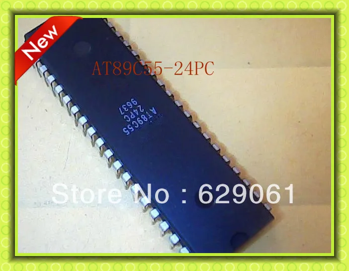 

Free Shipping 5pcs/lot AT89C55-24PC Quality Assurance