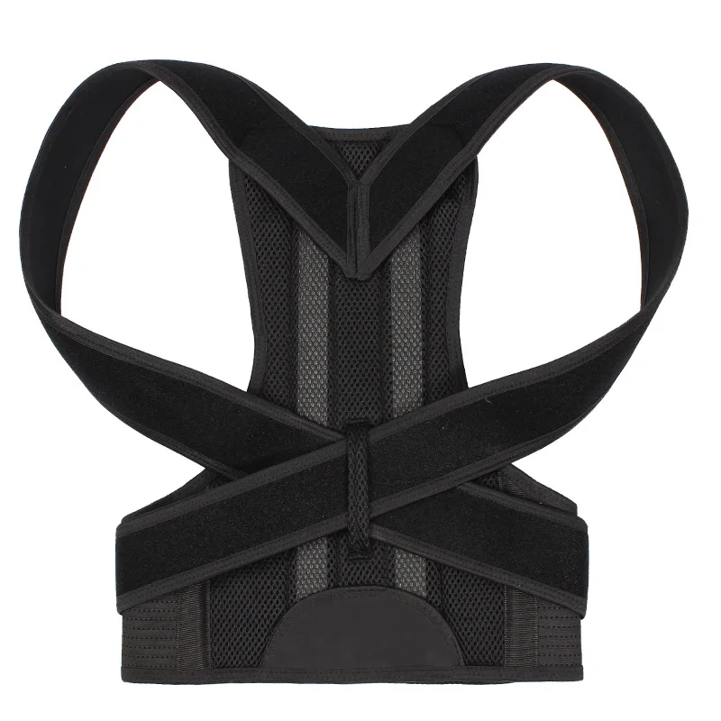 Hot Breathable Orthopedic Shoulder Back Spine Posture Corrector Support Belt Walking Standing Sitting Men | Красота и здоровье