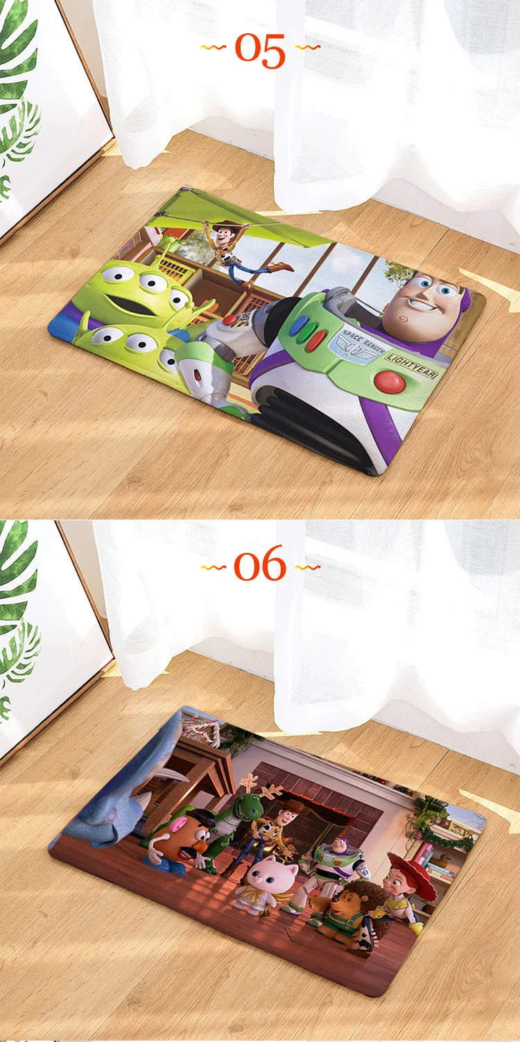 IVYYE Woody Buzz индивидуальный коврик с рисунком из аниме украшения для дома ковры мультяшный коврик для спальни коврики для ванной плюшевые коврики коврик для двери Новинка