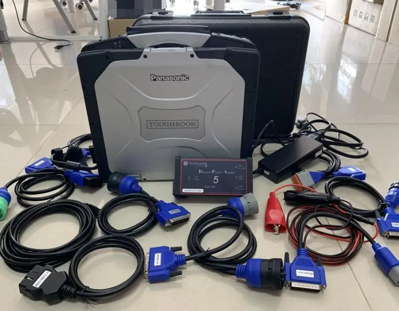 DPA5 Dearborn Protocol Adapter 5 дизельный тяжелый грузовик диагностический инструмент программное обеспечение установлен в ноутбуке cf30 грузовик экран полный набор