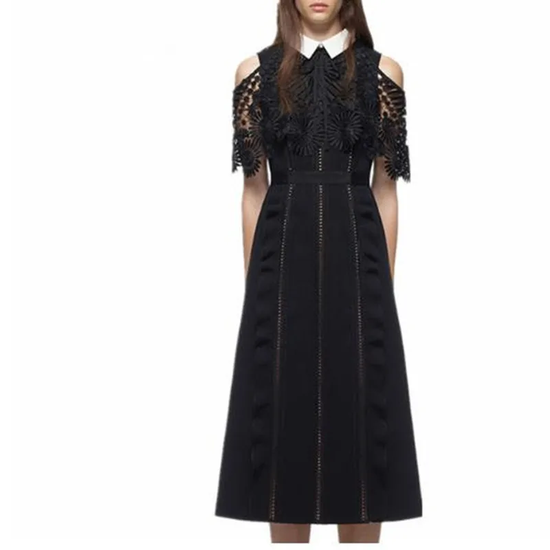 Женское длинное платье с накидкой черное кружевное рукавом лето 2019|summer dress|women summer