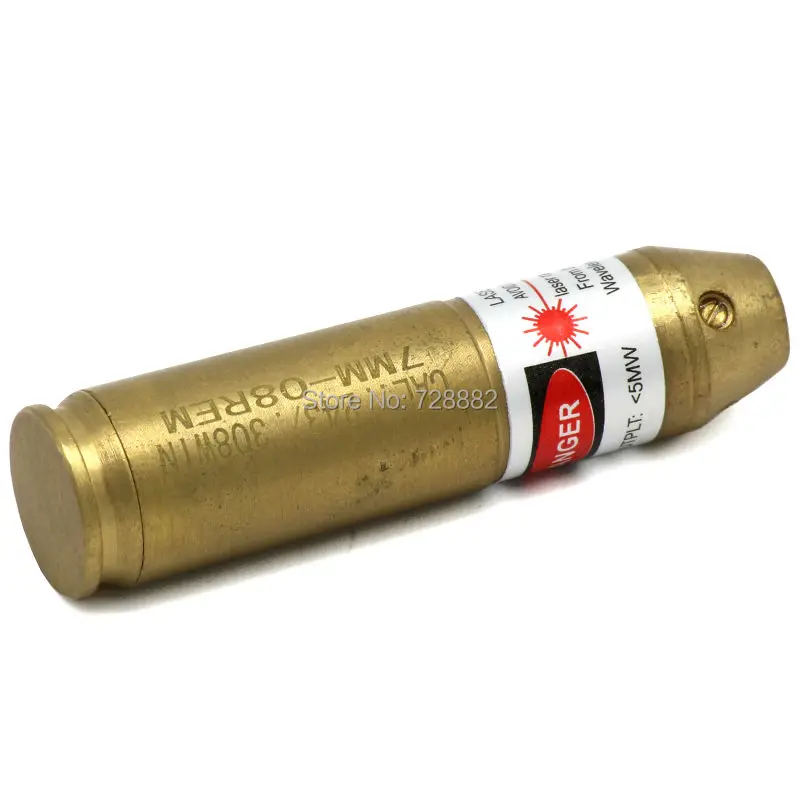 Охота кал.. 243 .308 7MM-08REM лазерный прицел латунный Красный | Спорт и развлечения