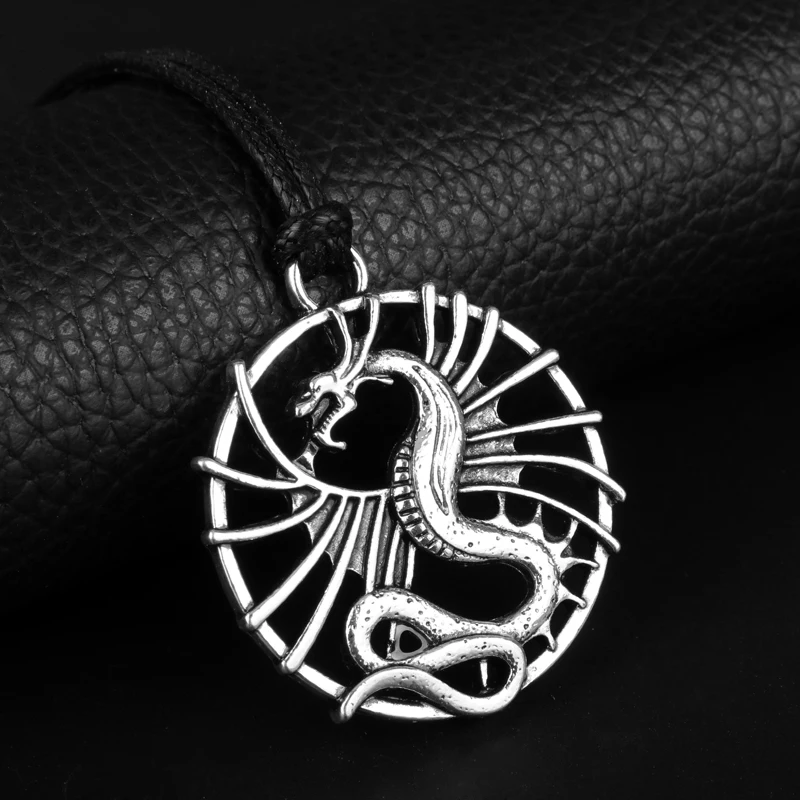 Dongsheng ручной работы подвеска в виде морского дракона ожерелье мощный Amulet Lage