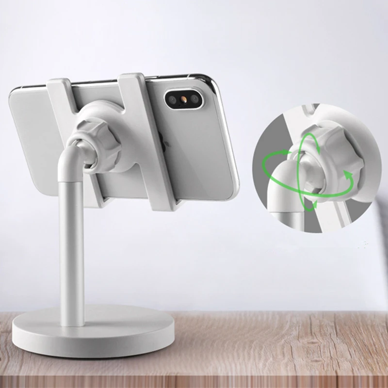 360 Вращающийся Настольный держатель телефона для iphone X для samsung Подставка для планшета кронштейн поддержки Регулируемый Настольный держатель