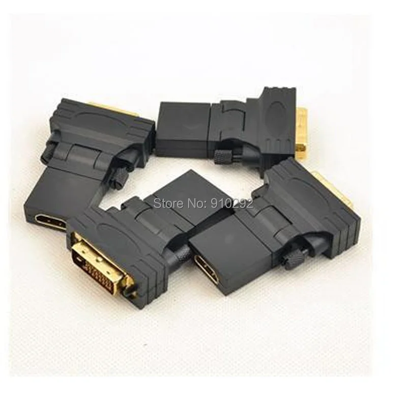HDMI Женский DVI D 24 + 1 мужской золотой переходник разъем HDMI/DVI преобразователь вилку