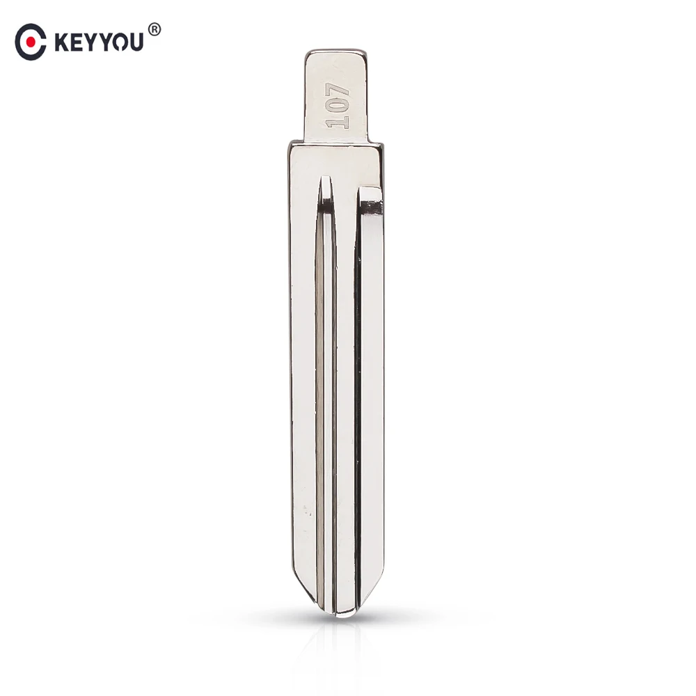 

KEYYOU 10 шт./лот 107 # металлический Автомобильный ключ, Заготовка ключа с дистанционным управлением для 12Hyundai Elantra G102