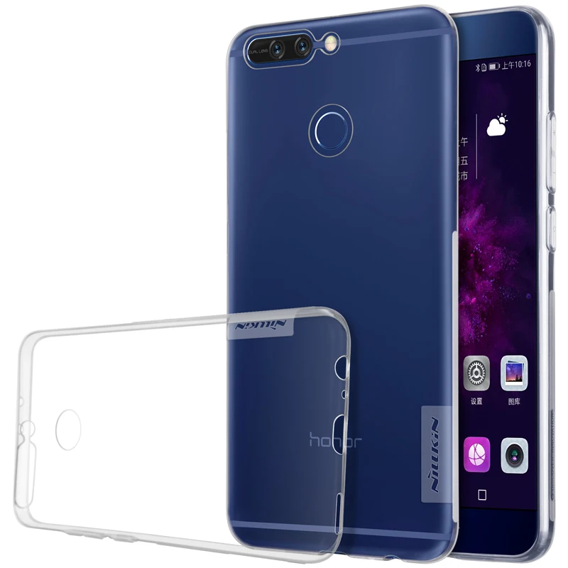 Для Huawei Honor 8 Pro чехол Nillkin прозрачный мягкий Силиконовый ТПУ для V9 задняя крышка