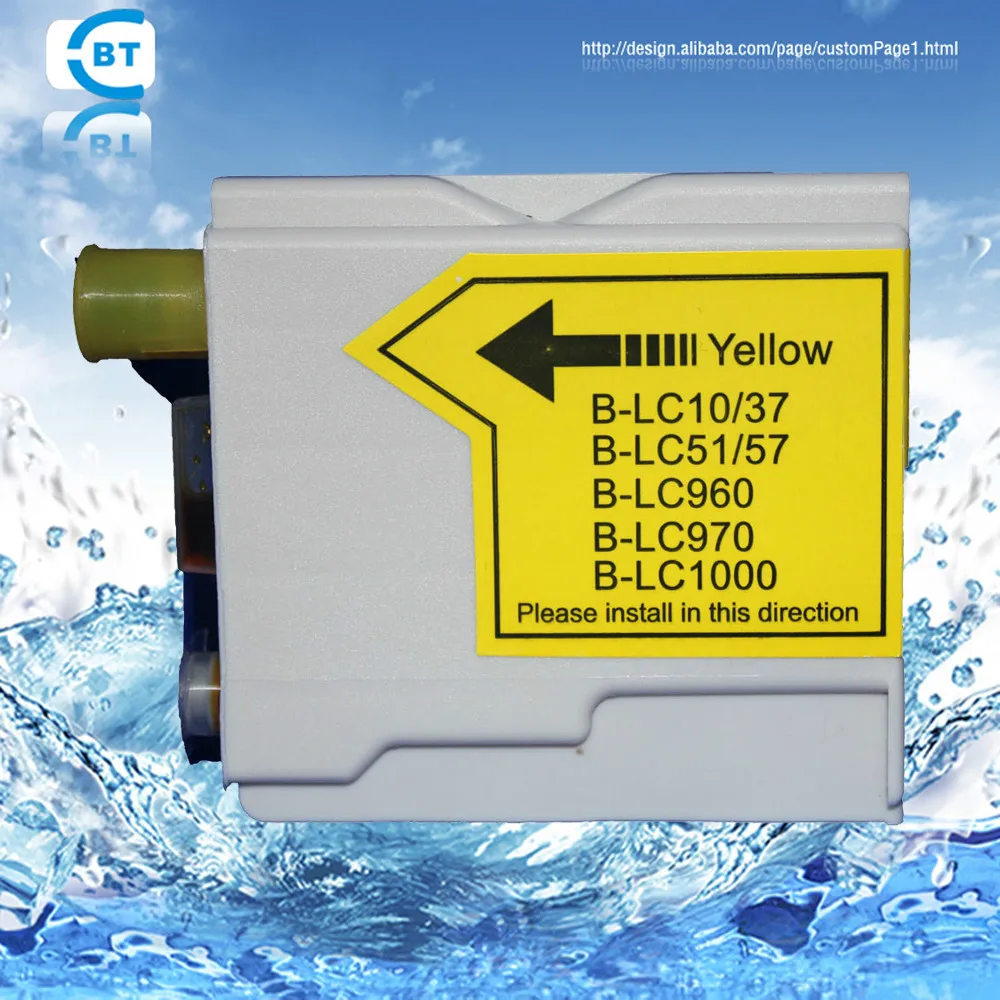 

4 color 1set compatible brother lc960 lc970 lc1000 lc51 lc57 ink cartridge for DCP-130C,DCP135C,DCP150C printer