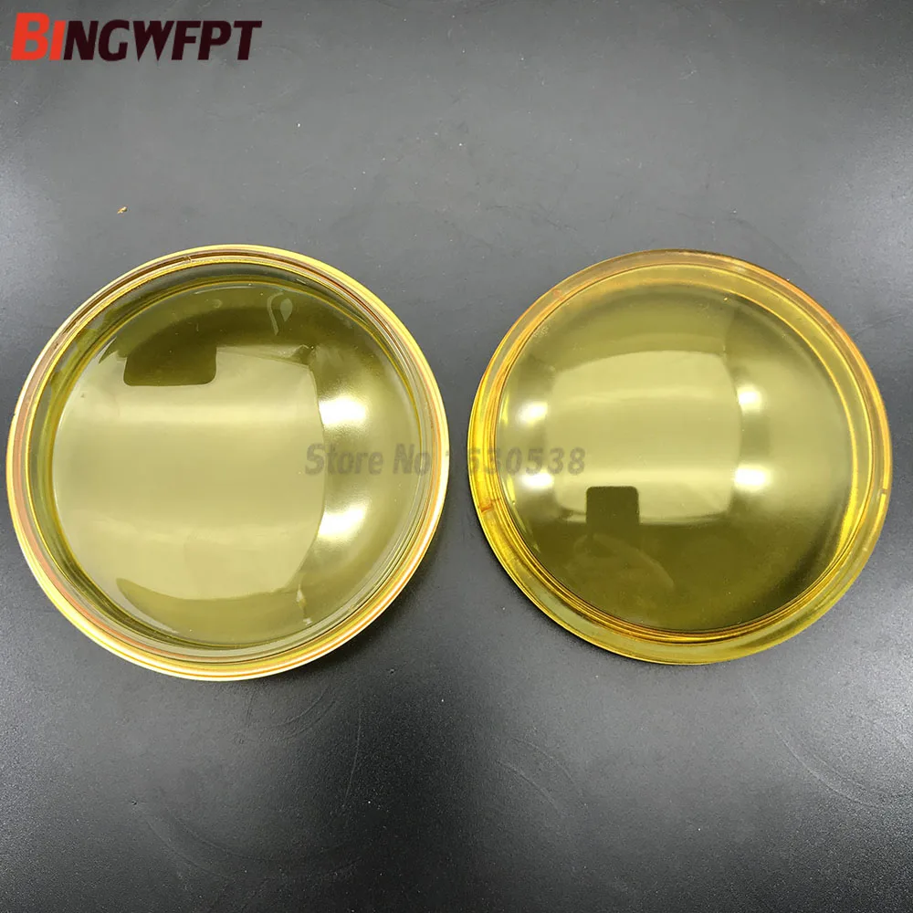 

2pcs/lot Round Diameter 90mm Fog Lights yellow Anti-fog Glass Tempered Glass For Ford Tourneo Transit Ranger Explorer Freestyle