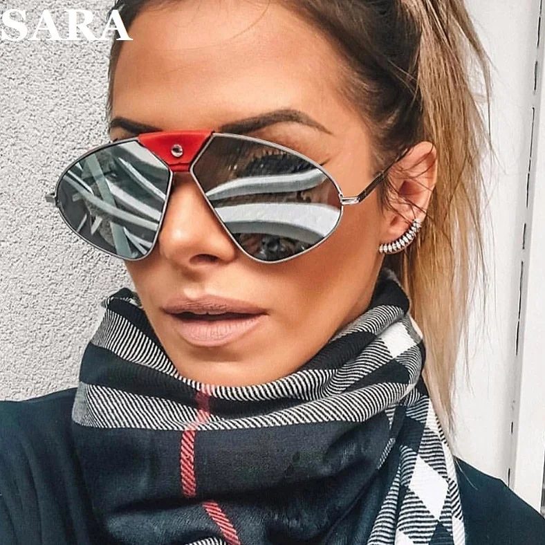 Солнечные очки SARA женские поляризационные большие солнцезащитные UV400|Женские