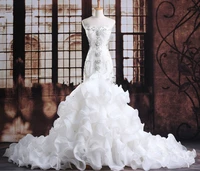 2022 luxurious crystals mermaid wedding dress expensive princess bridal gown robe de mariee vestido noiva curto customize