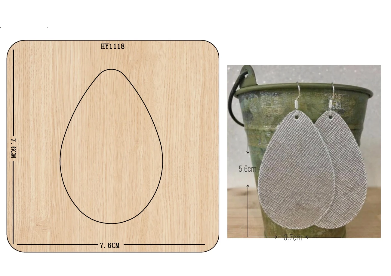 

earrings cutting dies 2019 die cut & wooden dies Suitable for common die cutting machines on the marke
