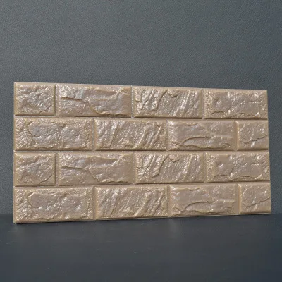 Gray color 1 упаковка 20 шт 30x60 см самоклеющиеся 3D Кирпич PE пена обои для стен самоклеящиеся обои домашний декор настенные наклейки для детской комнаты - Цвет: Gray color