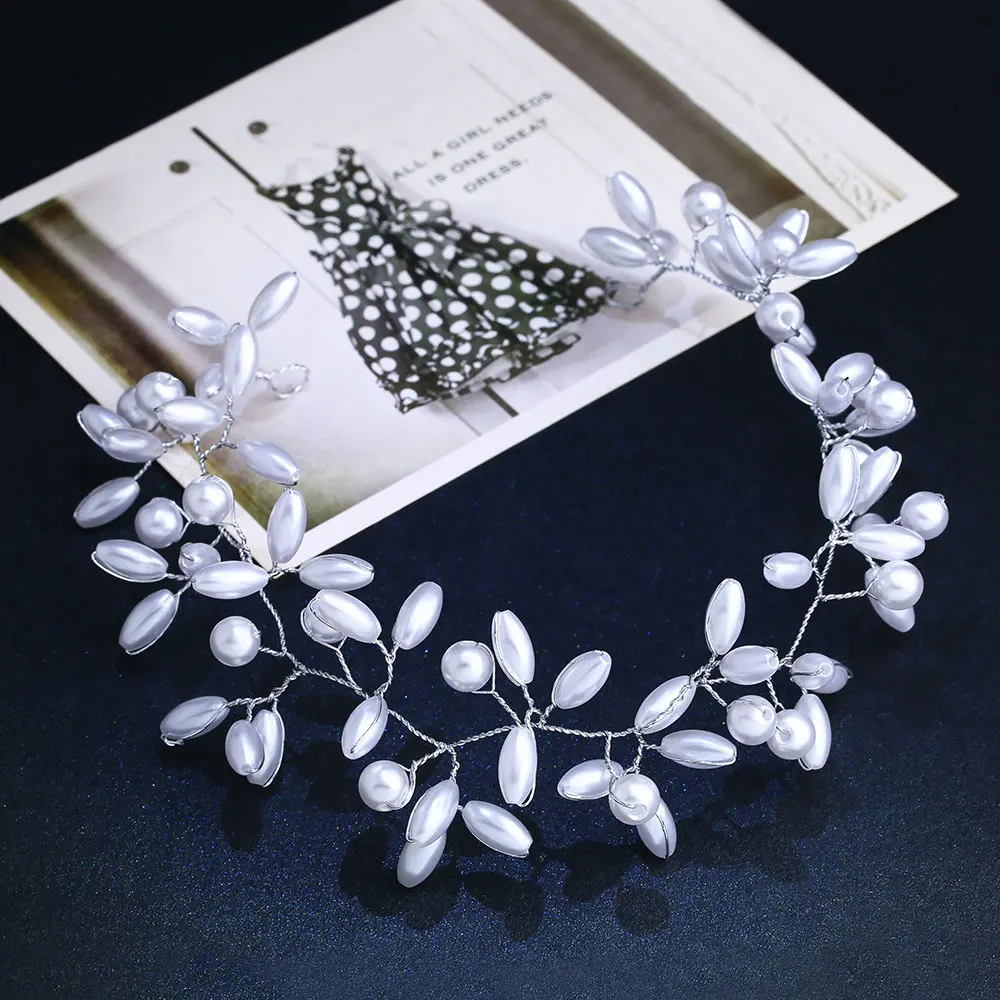 Женская свадебная повязка на голову OCESRIO свадебные аксессуары для волос с