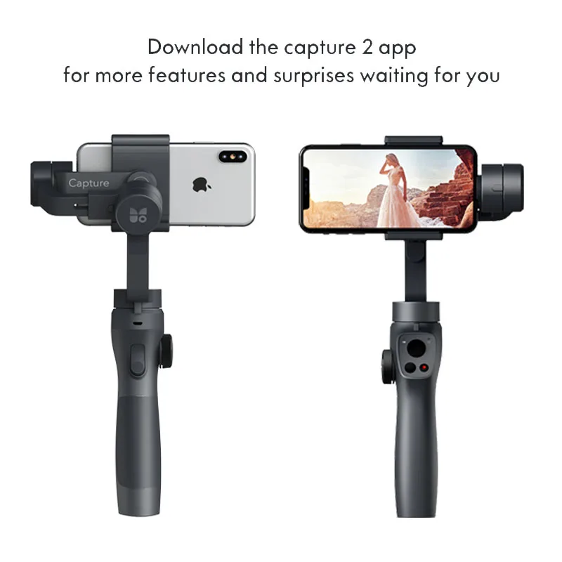 Funsnap Capture2 3 оси ручной карданный стабилизатор для смартфона samsung Iphone X XR 8 7 Gopro камера экшн eken 1 карданный комплект