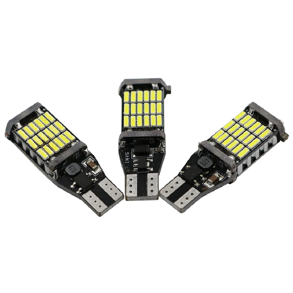 YSY 10X Canbus 921 912 T10 T15 45 светодиодный 4014 SMD 45SMD светильник s без полярности лампа