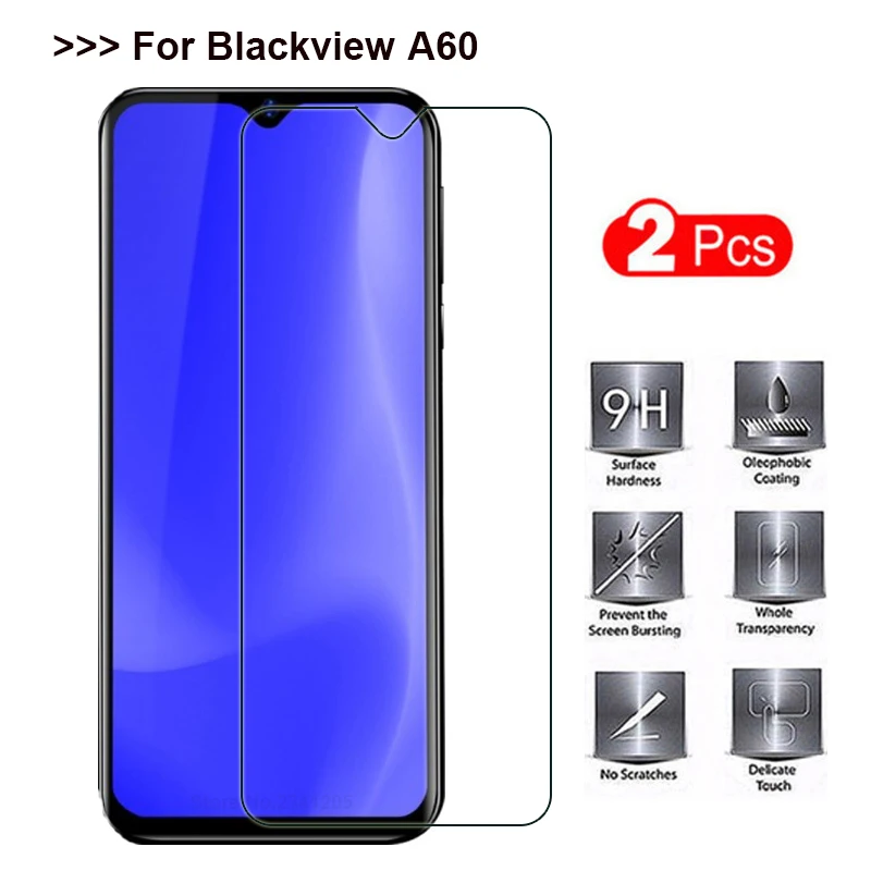 Защитное стекло для Blackview A60 Plus 2-1 шт. | Мобильные телефоны и аксессуары