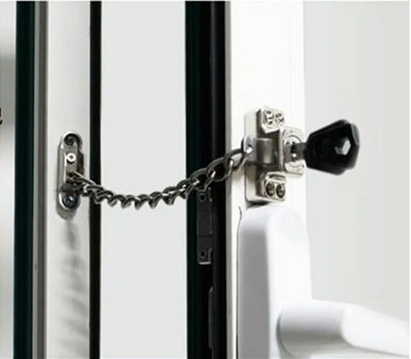 1PCS Window Stainless Steel Chain Lock/Steel Window Chain Lock Protecting the Familyliding Doors and Windows Children Lock CP380
1PCS Window Stainless Steel Chain Lock/Steel Window Chain Lock Protecting the Familyliding Doors and Windows Children Lock CP380