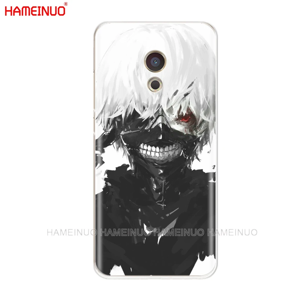 HAMEINUO анимэ Tokyo Ghoul для косплея канеки кэна, крышка чехол для телефона для Meizu M6 M5 M5S M2 M3 M3S MX4 MX5 MX6 PRO 6 5 U10 U20 note plus