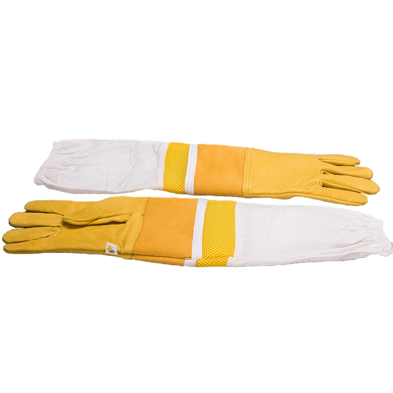 

Bee Sting Bee Protective Gloves Against Anti White Sheepskin Beekeeping Special Protective Beekeeping Supplies