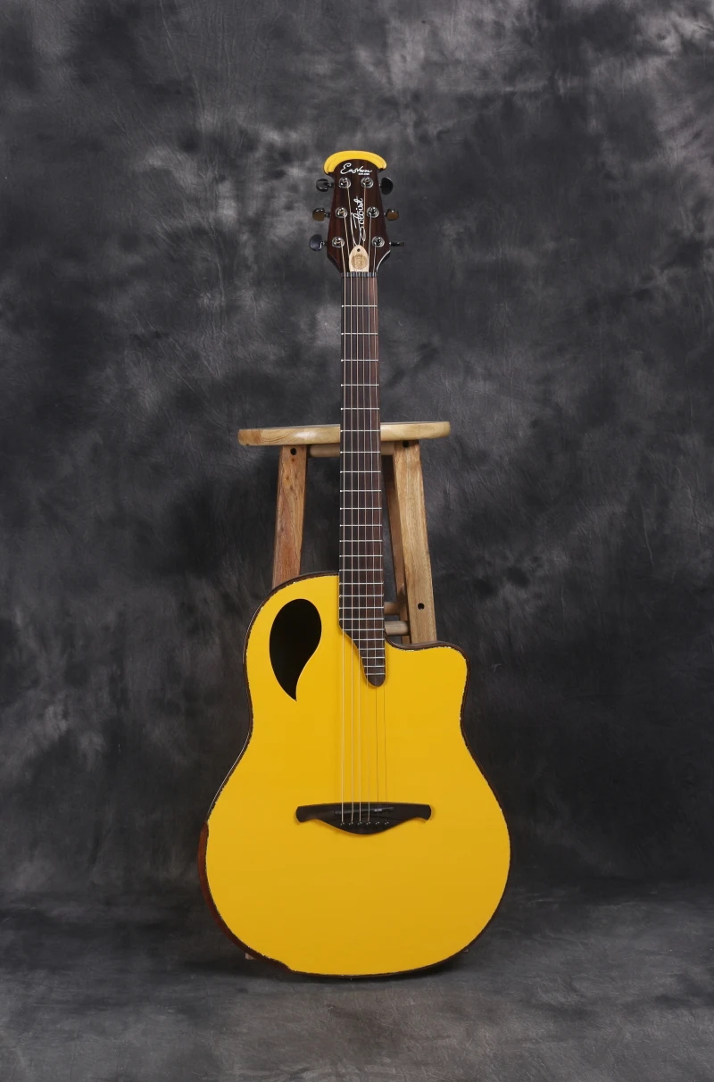 Высокое качество с круглыми спинками Овация акустико электрогитары карбидный